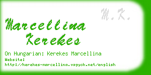 marcellina kerekes business card